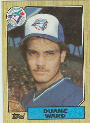 1987 Topps Baseball Cards      153     Duane Ward RC *